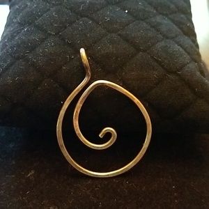Handmade sterling pendant